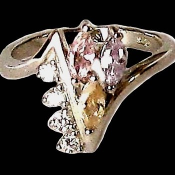 Bijoux indiens argent - Bague indienne oxyde de Zirconium