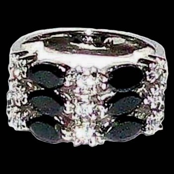 Bijoux indiens argent - Bague indienne oxyde de Zirconium