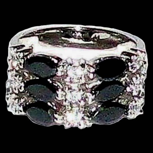 Bijoux indiens argent - Bague indienne oxyde de Zirconium