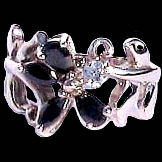 Bijoux indiens argent - Bague indienne oxyde de Zirconium