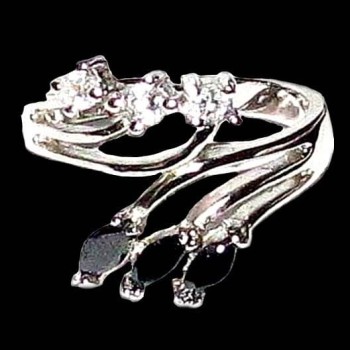 Bijoux indiens argent - Bague indienne oxyde de Zirconium