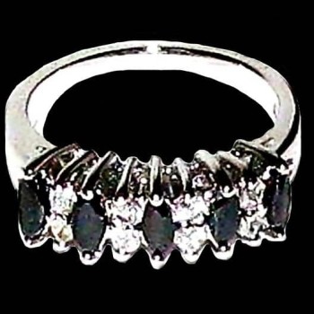 Bijoux indiens argent - Bague indienne oxyde de Zirconium