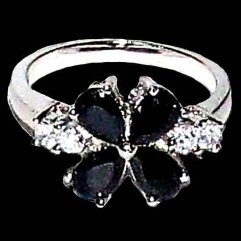 Bijoux indiens argent - Bague indienne oxyde de Zirconium