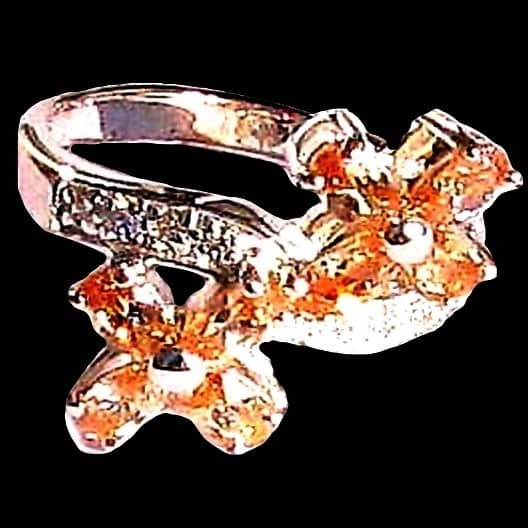 Bijoux indiens argent - Bague indienne oxyde de Zirconium