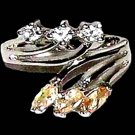 Bijoux indiens argent - Bague indienne oxyde de Zirconium