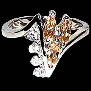 Bijoux indiens argent - Bague indienne oxyde de Zirconium