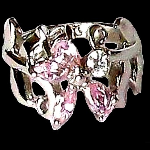 Bijoux indiens argent - Bague indienne oxyde de Zirconium