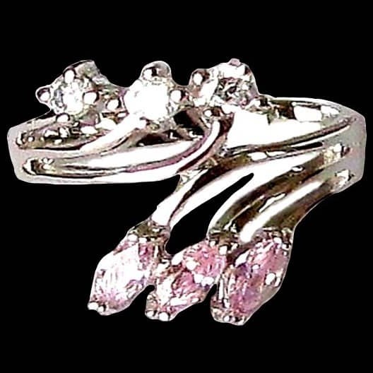 Bijoux indiens argent - Bague indienne oxyde de Zirconium