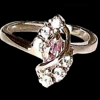 Bijoux indiens argent - Bague indienne oxyde de Zirconium