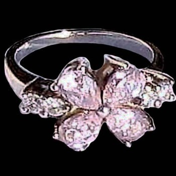 Bijoux indiens argent - Bague indienne oxyde de Zirconium