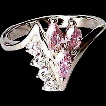 Bijoux indiens argent - Bague indienne oxyde de Zirconium