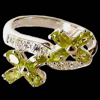 Bijoux indiens argent - Bague indienne oxyde de Zirconium