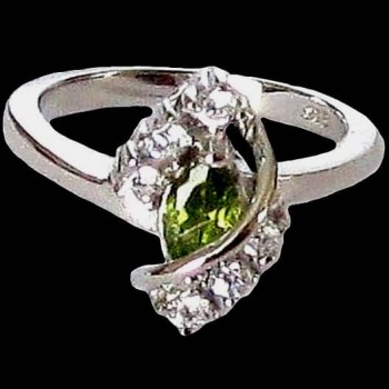 Bijoux indiens argent - Bague indienne oxyde de Zirconium