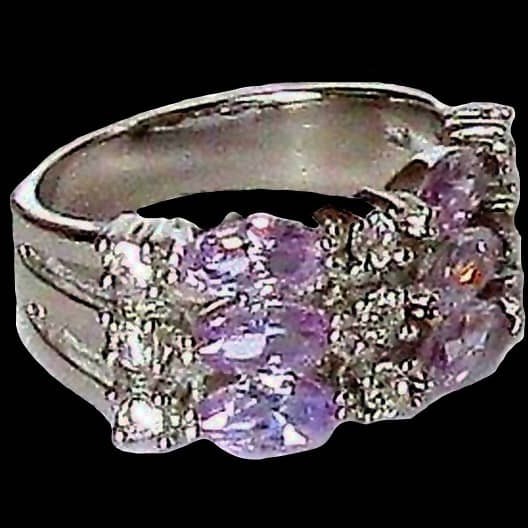 Bijoux indiens argent - Bague indienne oxyde de Zirconium