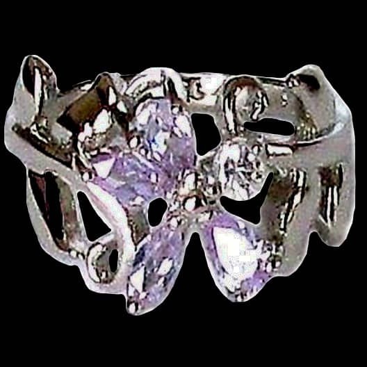 Bijoux indiens argent - Bague indienne oxyde de Zirconium