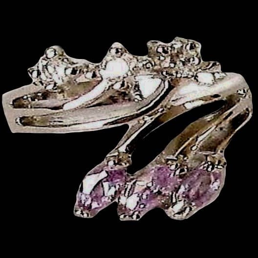 Bijoux indiens argent - Bague indienne oxyde de Zirconium