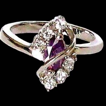 Bijoux indiens argent - Bague indienne oxyde de Zirconium