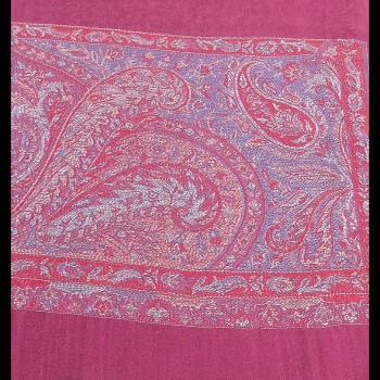 Etole bordures à motifs Jacquard - Etole indienne