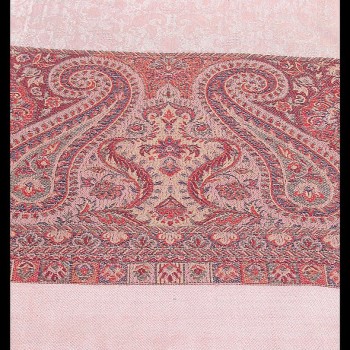 Etole bordures avec motifs Jacquard - Etole indienne