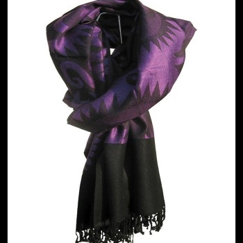 Etole motifs OM Soleil en viscose  - Etole indienne