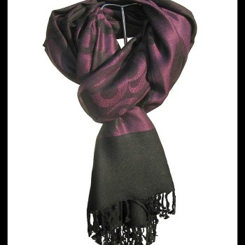 Etole motifs OM Soleil en viscose  - Etole indienne