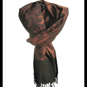 Etole motifs OM Soleil en viscose  - Etole indienne