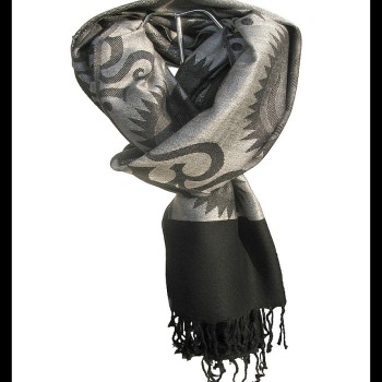 Etole motifs OM Soleil en viscose  - Etole indienne