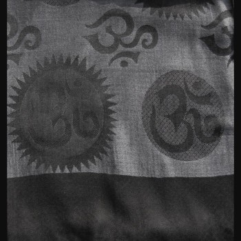 Etole motifs OM Soleil en viscose  - Etole indienne