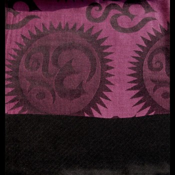 Etole motifs OM Soleil en viscose  - Etole indienne