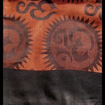 Etole motifs OM Soleil en viscose  - Etole indienne