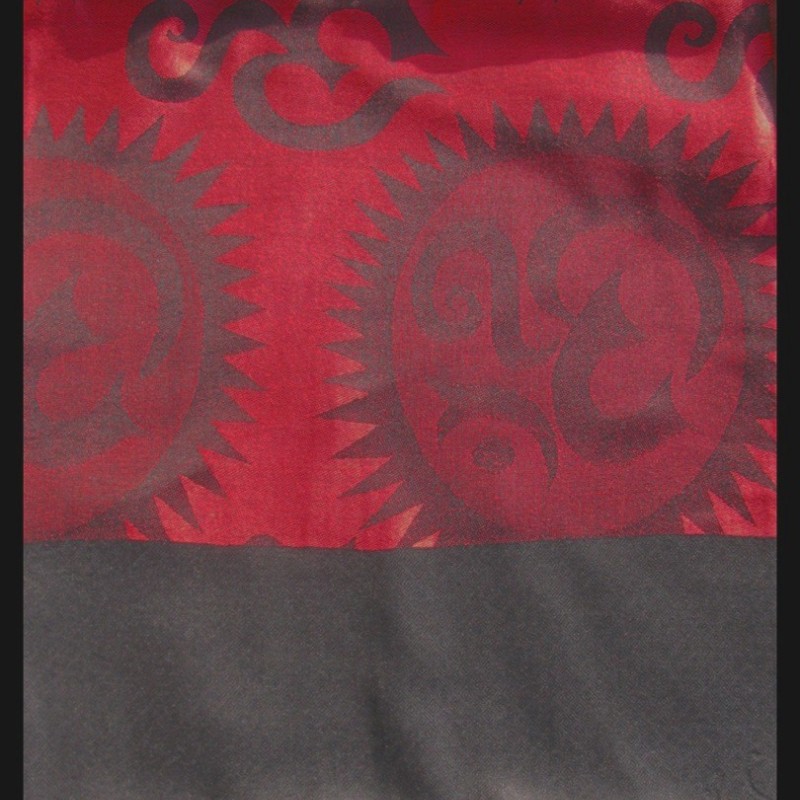 Etole motifs OM Soleil en viscose  - Etole indienne