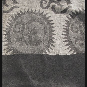 Etole motifs OM Soleil en viscose  - Etole indienne