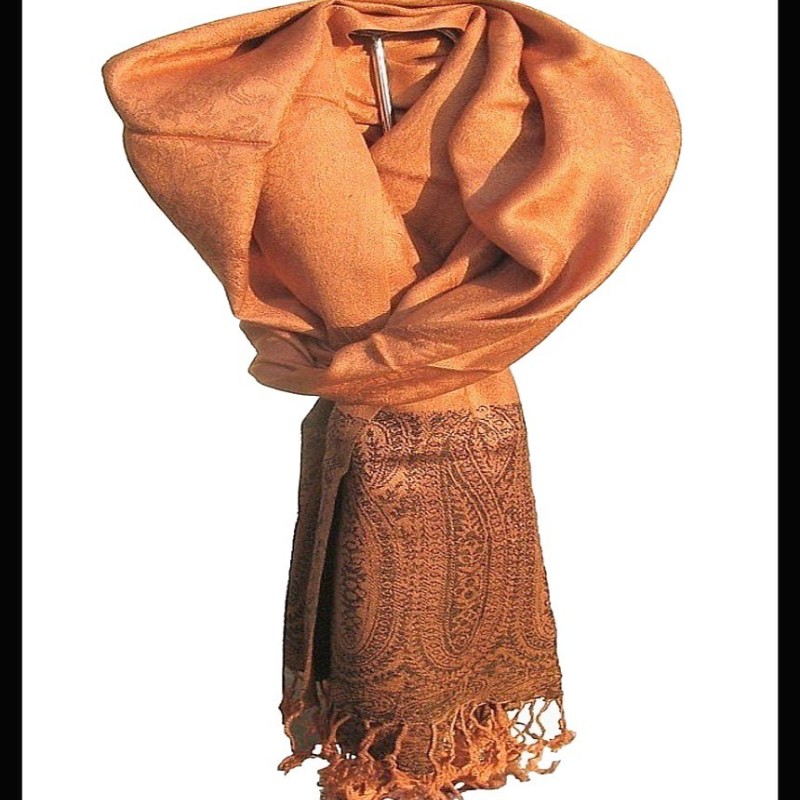 Etole en viscose et laine à motifs Pezeli - Etole indienne