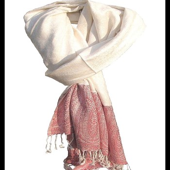 Etole en viscose et laine à motifs Pezeli - Etole indienne