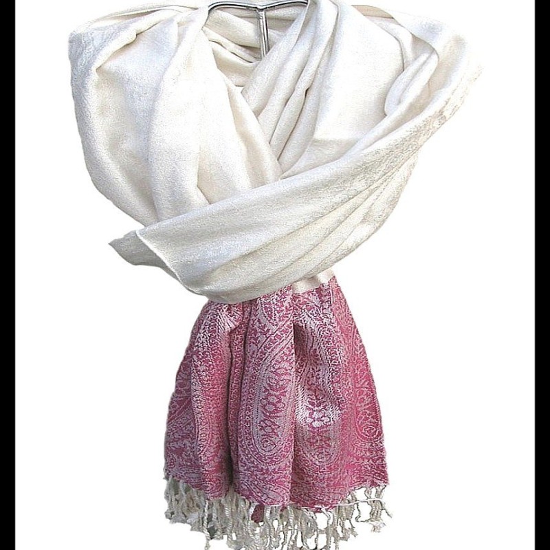 Etole en viscose et laine à motifs Pezeli - Etole indienne