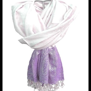 Etole en viscose et laine à motifs Pezeli - Etole indienne