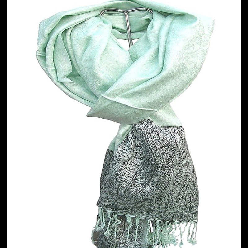 Etole en viscose et laine à motifs Pezeli - Etole indienne