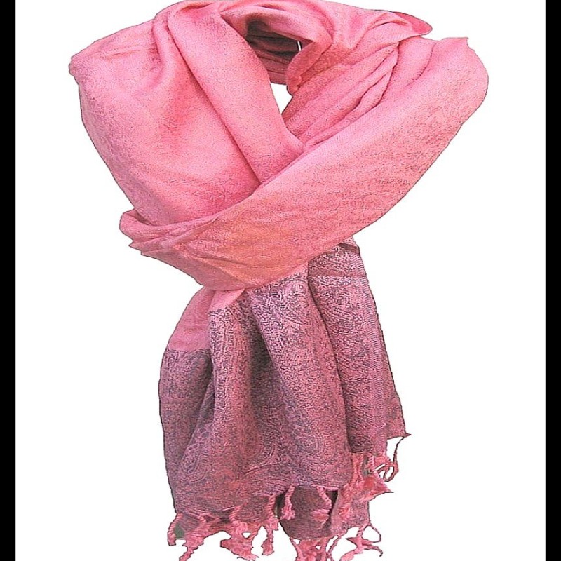 Etole en viscose et laine à motifs Pezeli - Etole indienne