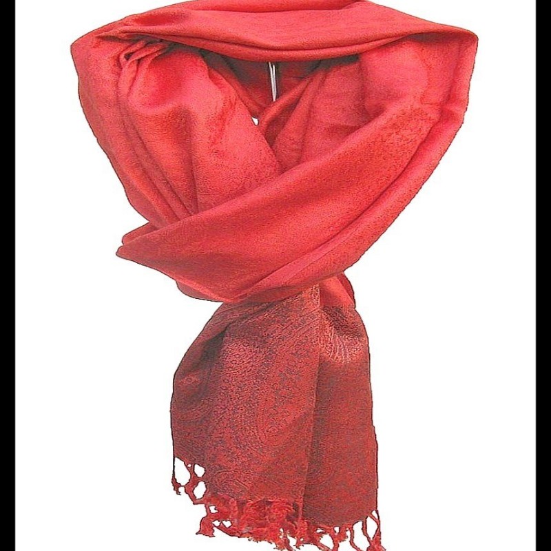 Etole en viscose et laine à motifs Pezeli - Etole indienne