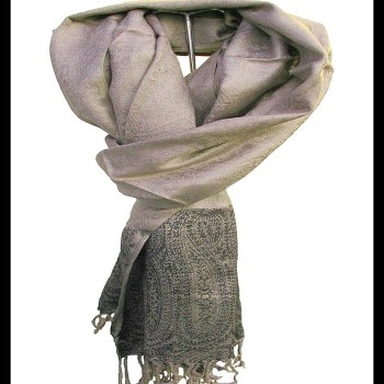 Etole en viscose et laine à motifs Pezeli - Etole indienne