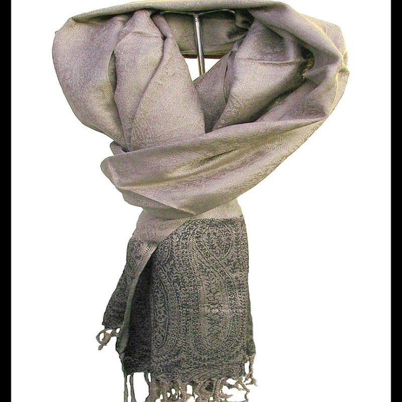 Etole en viscose et laine à motifs Pezeli - Etole indienne