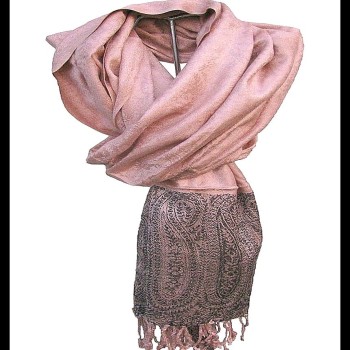 Etole en viscose et laine à motifs Pezeli - Etole indienne