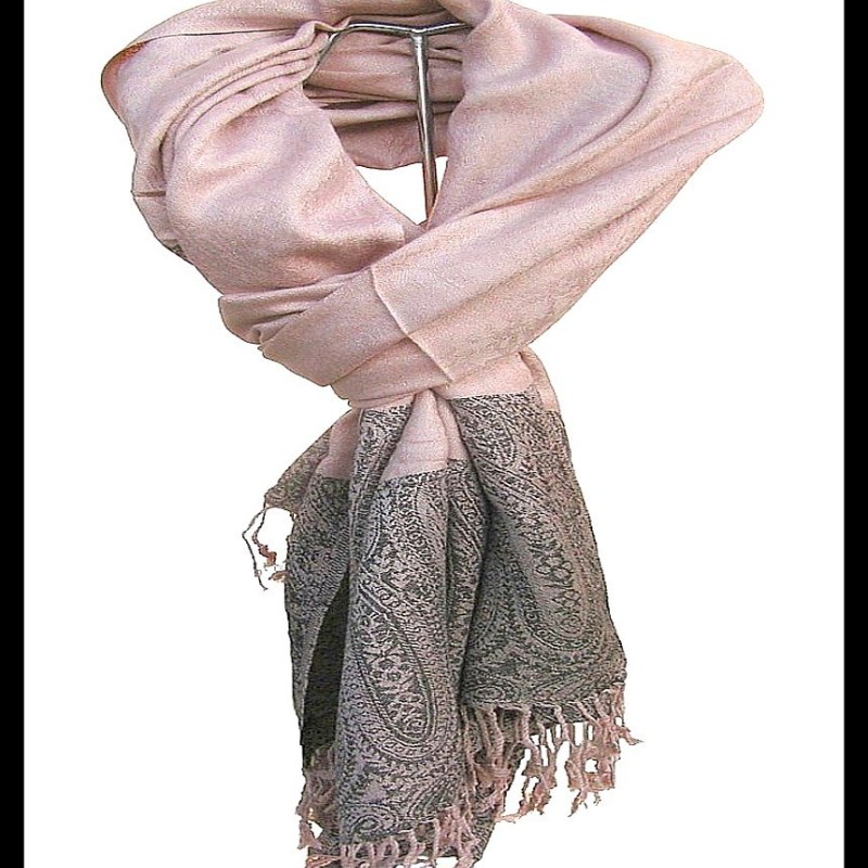 Etole en viscose et laine à motifs Pezeli - Etole indienne