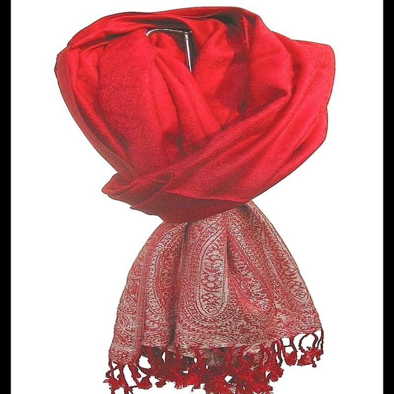 Etole en viscose et laine à motifs Pezeli - Etole indienne