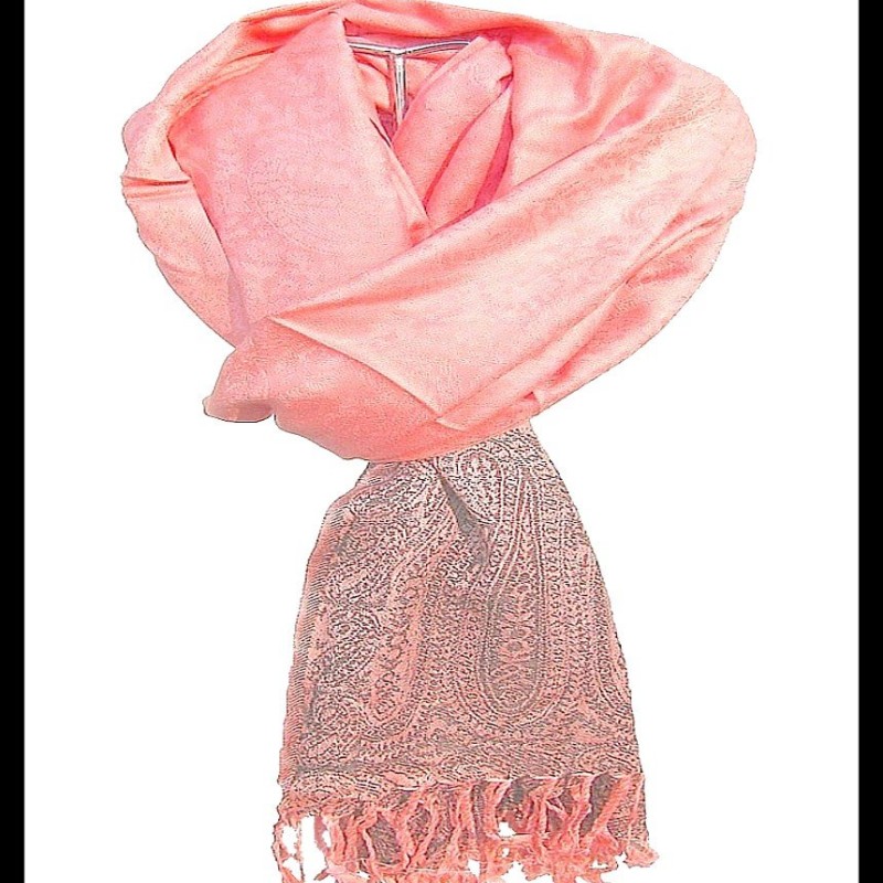 Etole en viscose et laine à motifs Pezeli - Etole indienne