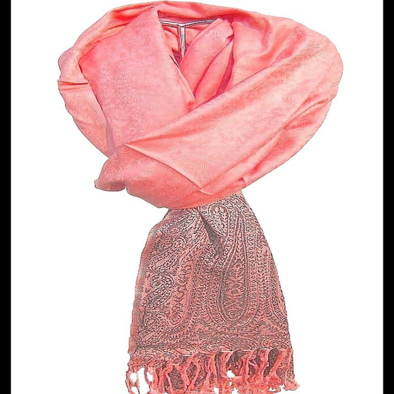 Etole en viscose et laine à motifs Pezeli - Etole indienne