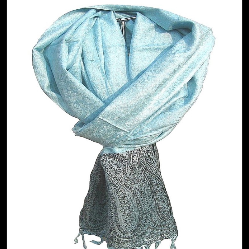 Etole en viscose et laine à motifs Pezeli - Etole indienne