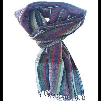 Etole motifs en viscose - Etole indienne