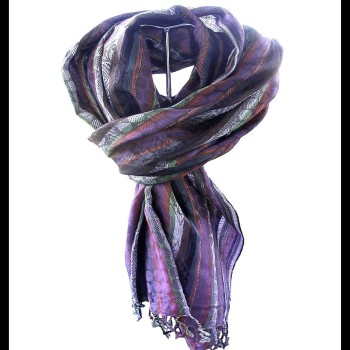 Etole motifs en viscose - Etole indienne