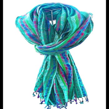 Etole motifs en viscose - Etole indienne